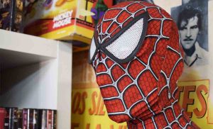 Spiderman en La trapería de Klaus, fotografía de Doc Pastor