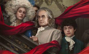 Los protagonistas de Benjamin Franklin con Michael Douglas a la cabeza