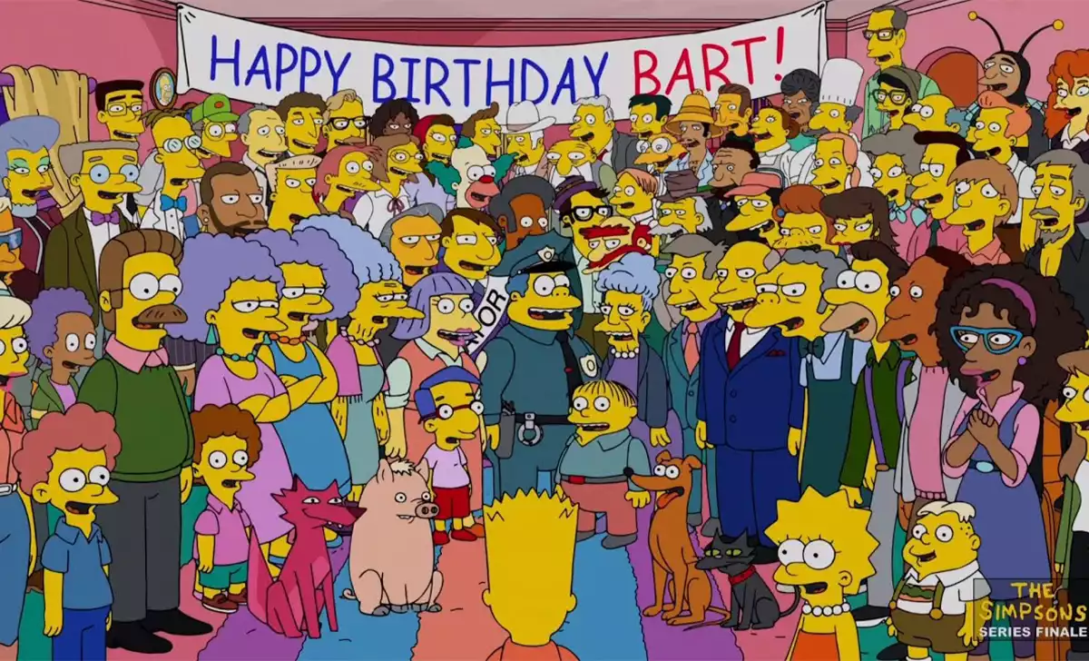 Bart y su cumpleaños en Los Simpson. Créditos: Disney +