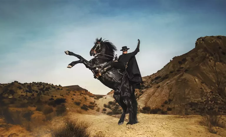 Jean Dujardin como el Zorro. Créditos: AMC Networks