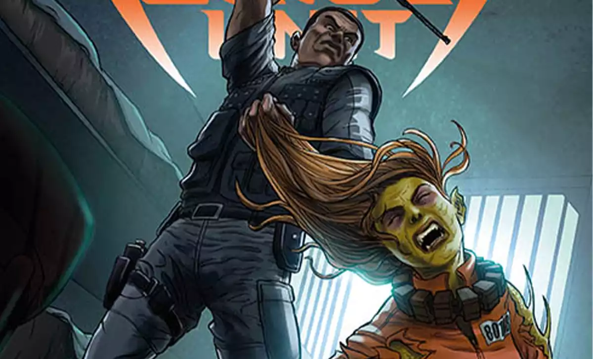 Portada del tomo 2 de Grisly Unit. Créditos: Aleta