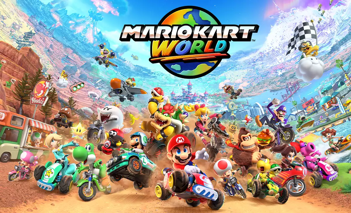 El Mario Kart World es el gran protagonista del Nintendo Switch 2 Tour. Créditos: Nintendo
