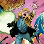 Portada del nº31 de Los 4 Fantásticos en el arco Un mundo bajo Muerte. Créditos: Marvel/Panini