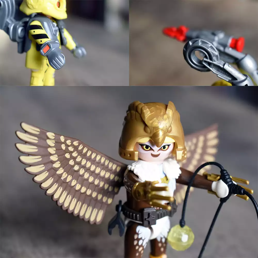 Detalles de los Heroes de Playmobil. Créditos: docpastor.com - Amamos la Cultura Pop