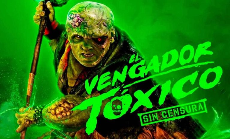 Póster de El Vengador Tóxico, Créditos: Vértigo Films.