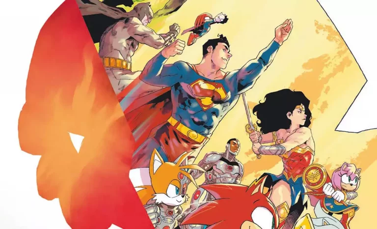 Portada del volumen 2 de Sonic y DC. Créditos: Panini/DC