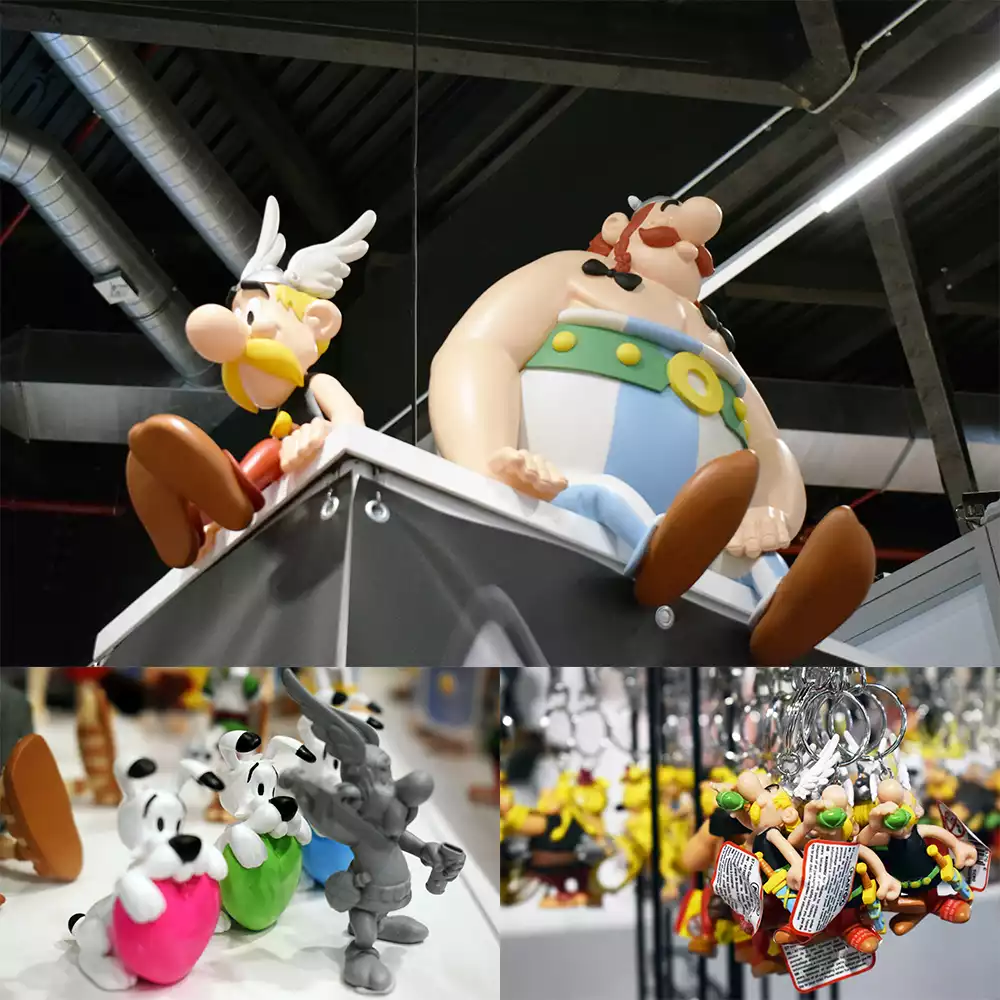 Astérix, Obélix e Idéfix de Plastoy. Créditos: docpastor.com