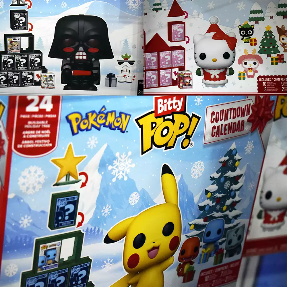 Calendarios de adviento de Bitty Pop!. Créditos: docpastor.com