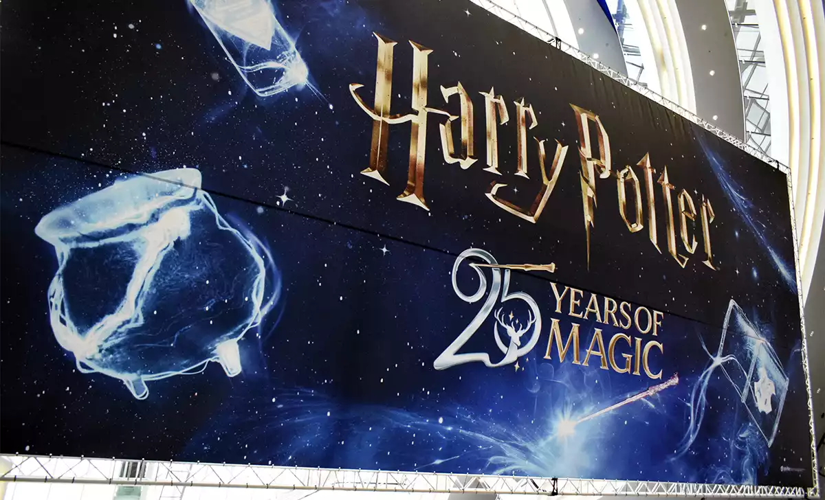 Cartel de los 25 años de Harry Potter. Créditos: docpastor.com