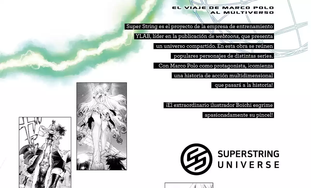 Contraportada de Super String. Créditos: Panini