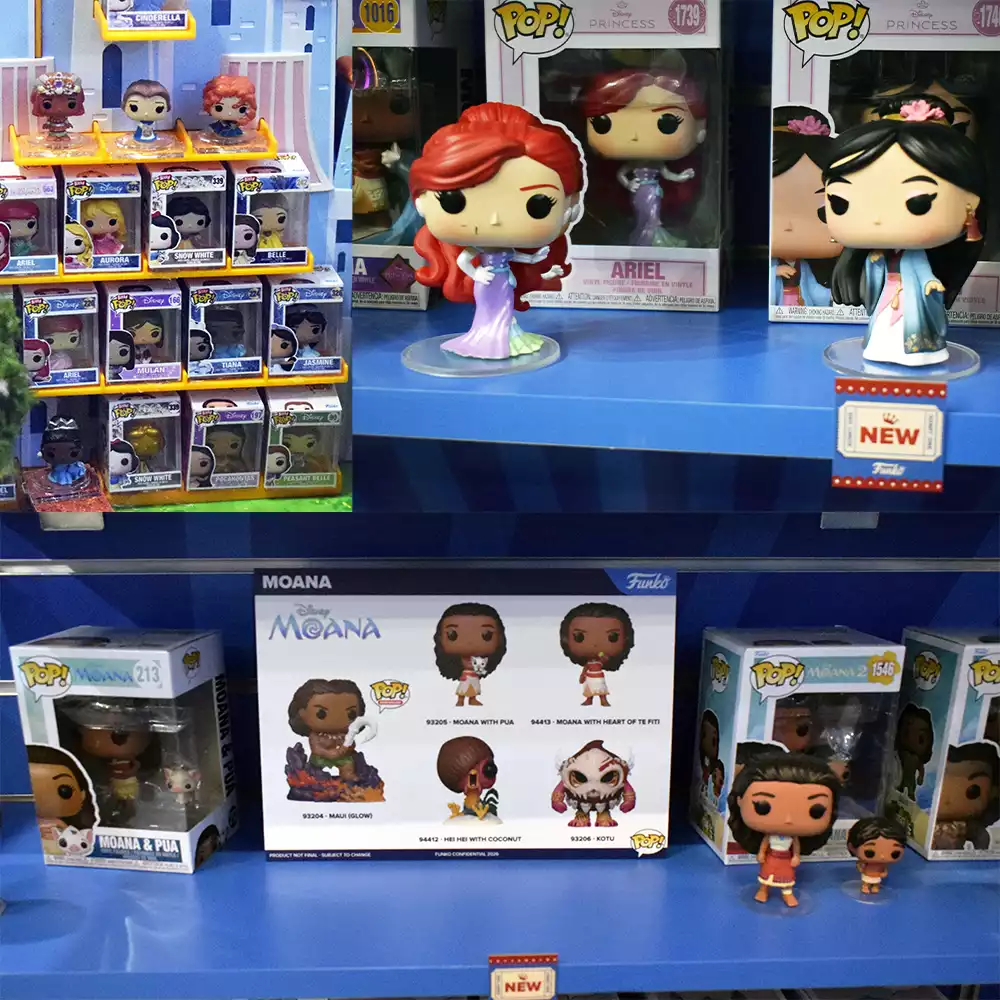 Figuras de Disney Princess en Funko Pop!. Créditos: docpastor.com