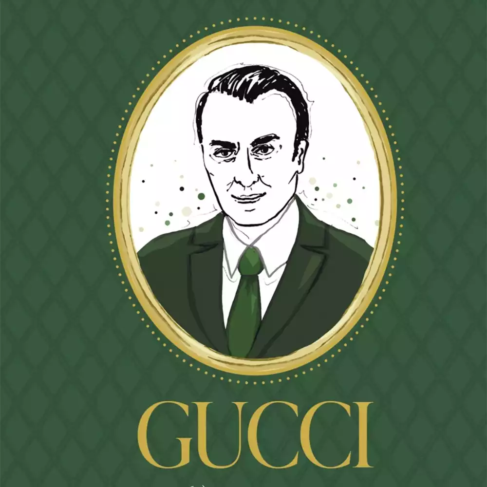 Gucci visto por Megan Hess. Créditos: Lunwerg Editores
