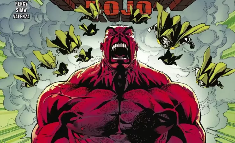 Hulk Rojo en Un mundo bajo Muerte. Créditos: Marvel/Panini