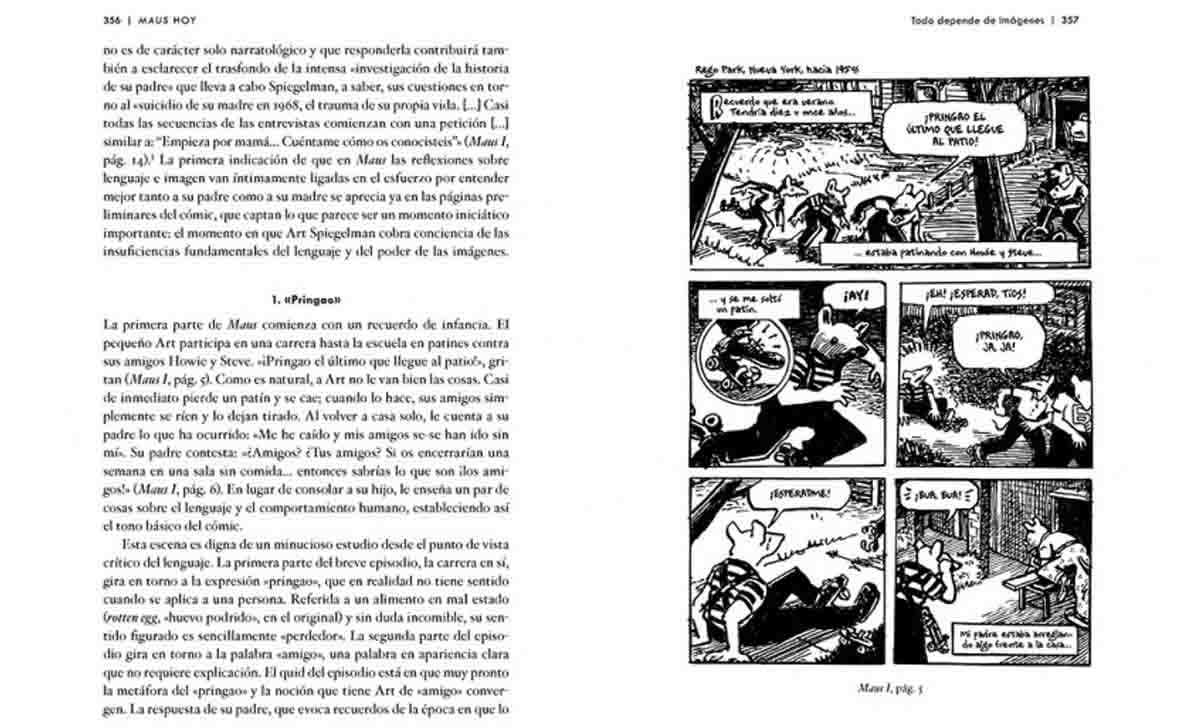 Páginas interiores de Maus hoy. Créditos: Penguin Libros.