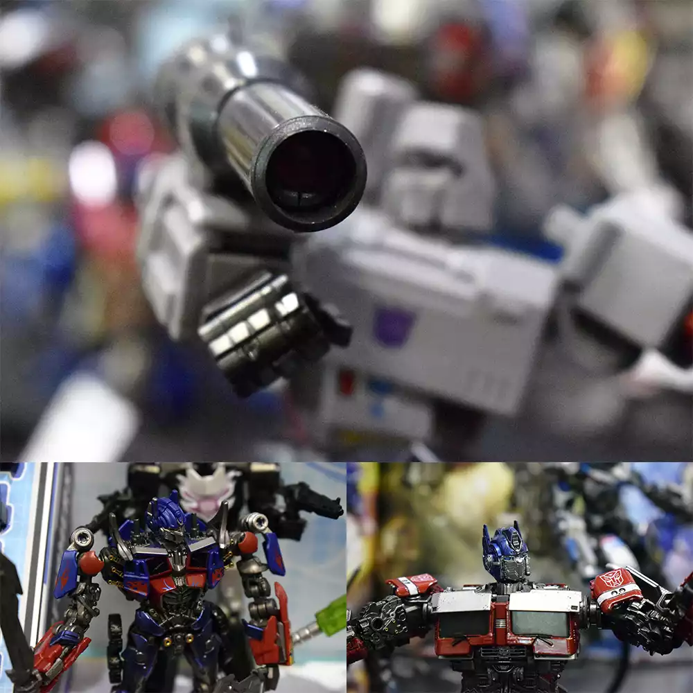 Megatron y Optimus Prime de Yolopark en la Spielwarenmesse 2026. Créditos: docpastor.com