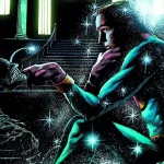 Miracleman meditando en su omnibus. Créditos: Panini/Marvel