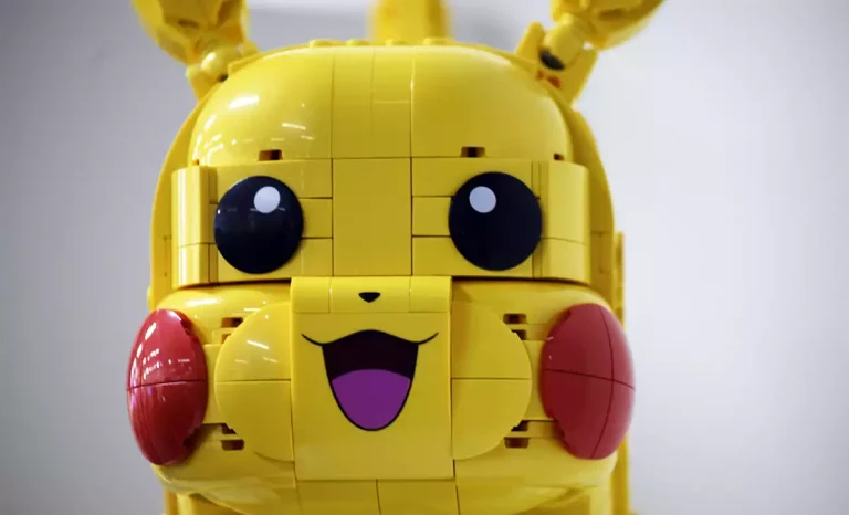 Pikachu de LEGO en la 75ª Spielwarenmesse. Créditos: docpastor.com