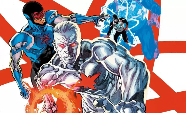 Portada de Justice League: The Atom Project. Créditos: Panini/DC