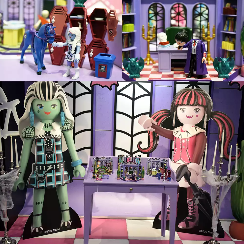 Sets de Monster High de Playmobil para el 2026. Créditos: docpastor.com