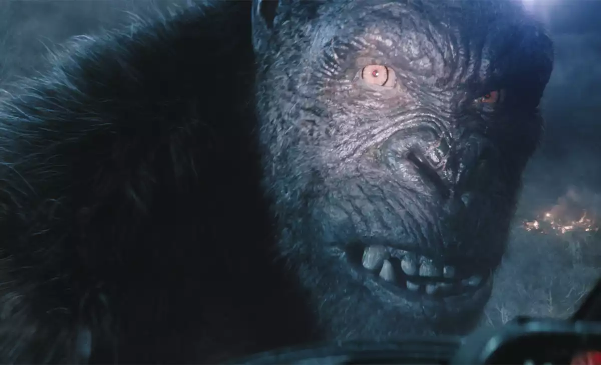 Un furioso Kong en la T2 de Monarch: El legado de los monstruos. Créditos: Apple TV +