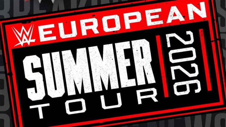 Logo de la gira europea de verano 2026 de la WWE. Créditos: WWE
