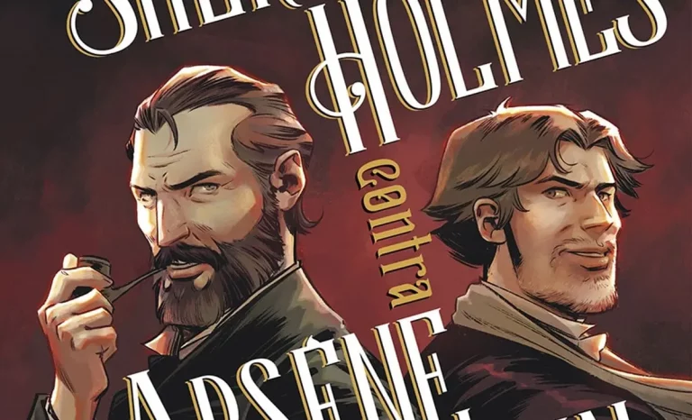 Fragmento de portada de Sherlock Holmes contra Arsène Lupin 1: Tras la eternidad. Créditos: Norma Editorial.