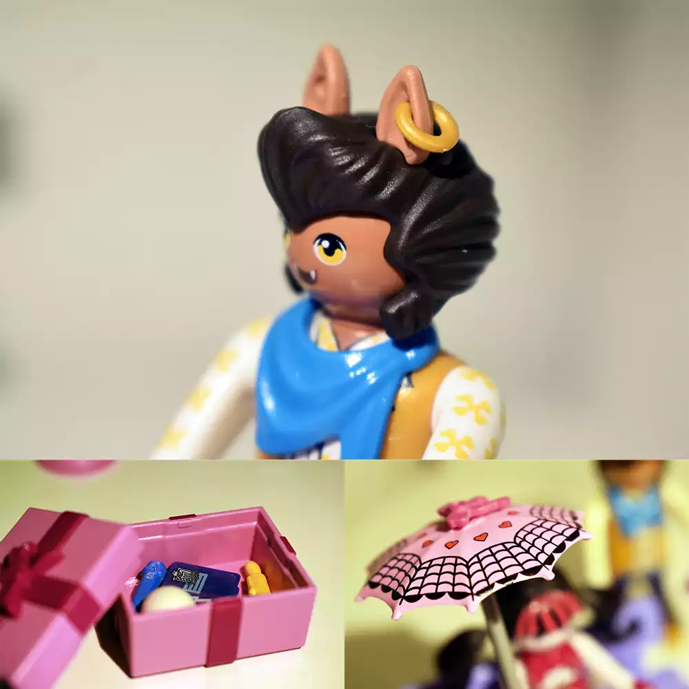 Detalles del set de San Valentín de Monster High. Créditos: docpastor.com