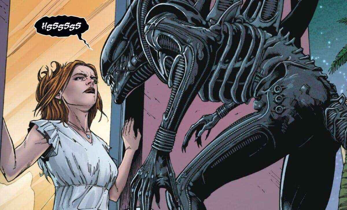 Viñeta de Alien Paradiso. Créditos: Panini Cómics.