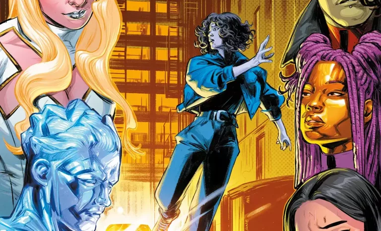 Kitty Pryde y su equipo en la portada de Excepcional Patrulla-X número 13. Créditos: Marvel/Panini