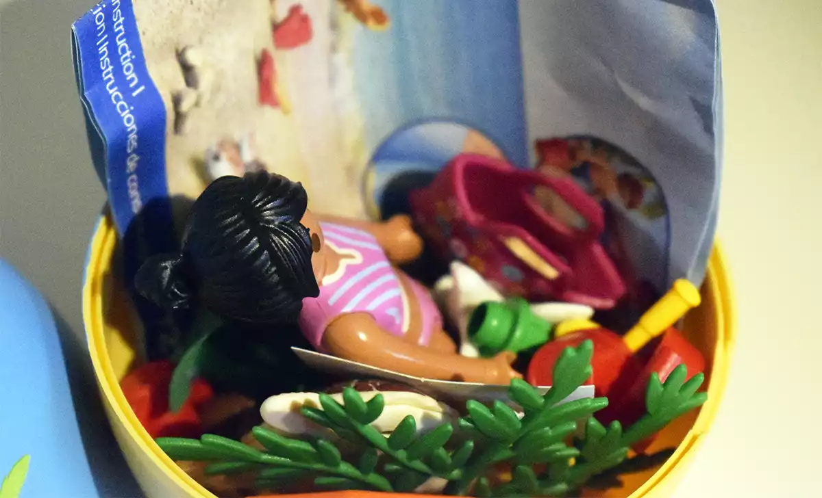 Play Egg de Playmobil abierto. Créditos: docpastor.com