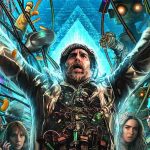 Cartel de lo nuevo de Gore Verbinski: Buena suerte, pásalo bien, no mueras. Créditos: Vercine 360.