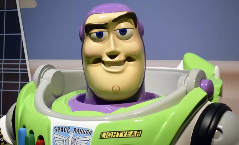 Buzz Lightyear en la exposición La ciencia de Pixar. Créditos: docpastor.com