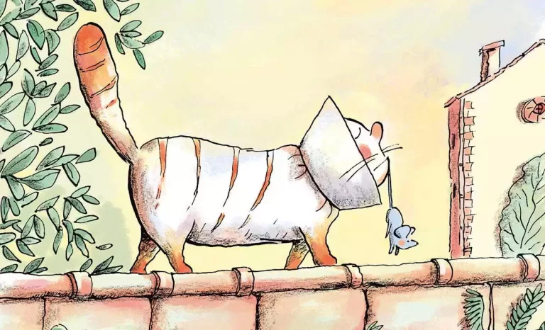 Portada de Gato Pachorro Vida pachorra. Créditos: Edelvives