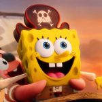 Cartel de 'Bob Esponja: una aventura pirata'. Créditos: Paramount Pictures / Nickelodeon