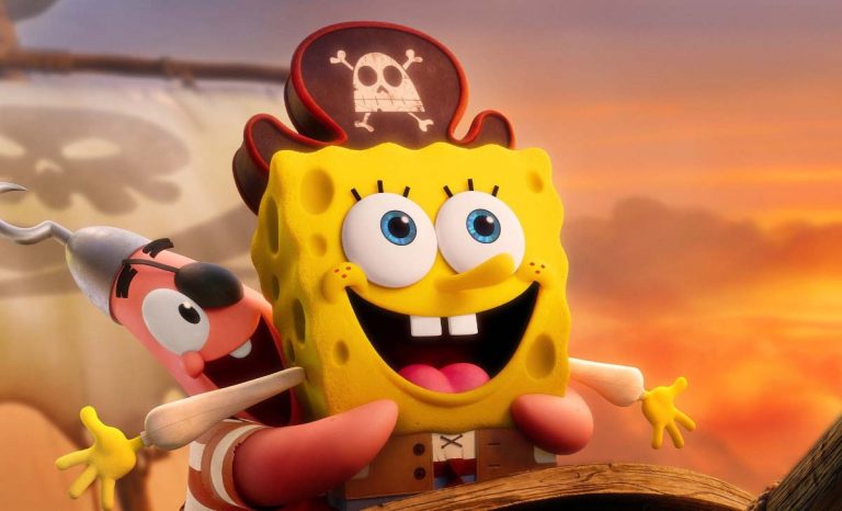 Cartel de 'Bob Esponja: una aventura pirata'. Créditos: Paramount Pictures / Nickelodeon