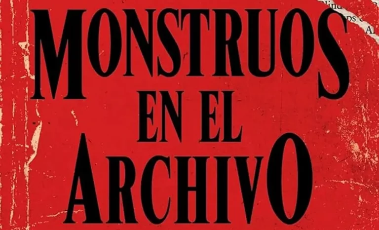 Detalle de la portada de Monstruos en el archivo. Créditos: Lunwerg.