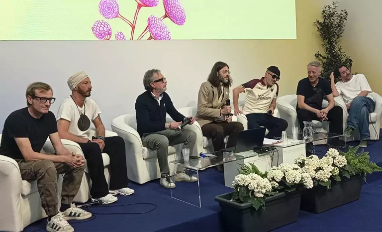 Los miembros de Subsonica en el Salón del Libro de Turín. Créditos: Carmen Muñoz
