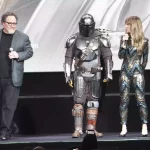 Los protagonistas del Fan Event de The Mandalorian y Grogu. Créditos: Lander Arteaga