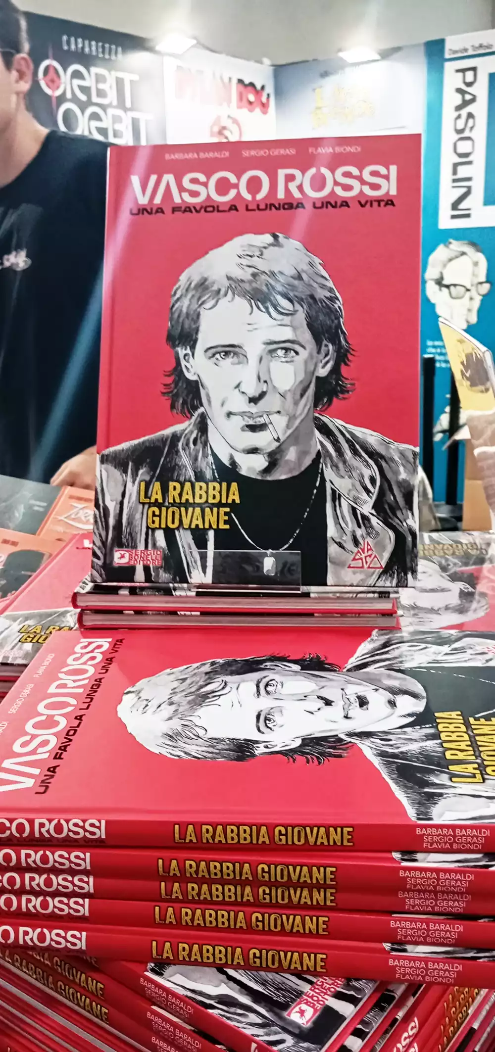 Novela gráfica de Vasco Rossi. Créditos: Carmen Muñoz