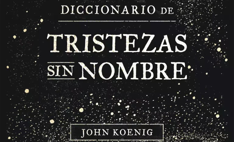 Portada de Diccionario de tristezas sin nombre. Créditos: Capitán Swing