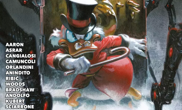 Portada de Tío Gilito: el pato más poderoso de la Tierra. Créditos: Panini/Marvel/Disney