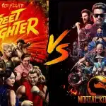 Imágenes promocionales de Street Fighter y Mortal Kombat. Créditos: Paramount/Warner Bros.
