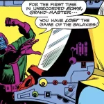 Kang y el Gran Maestro en Los Vengadores. Créditos: Panini/Marvel