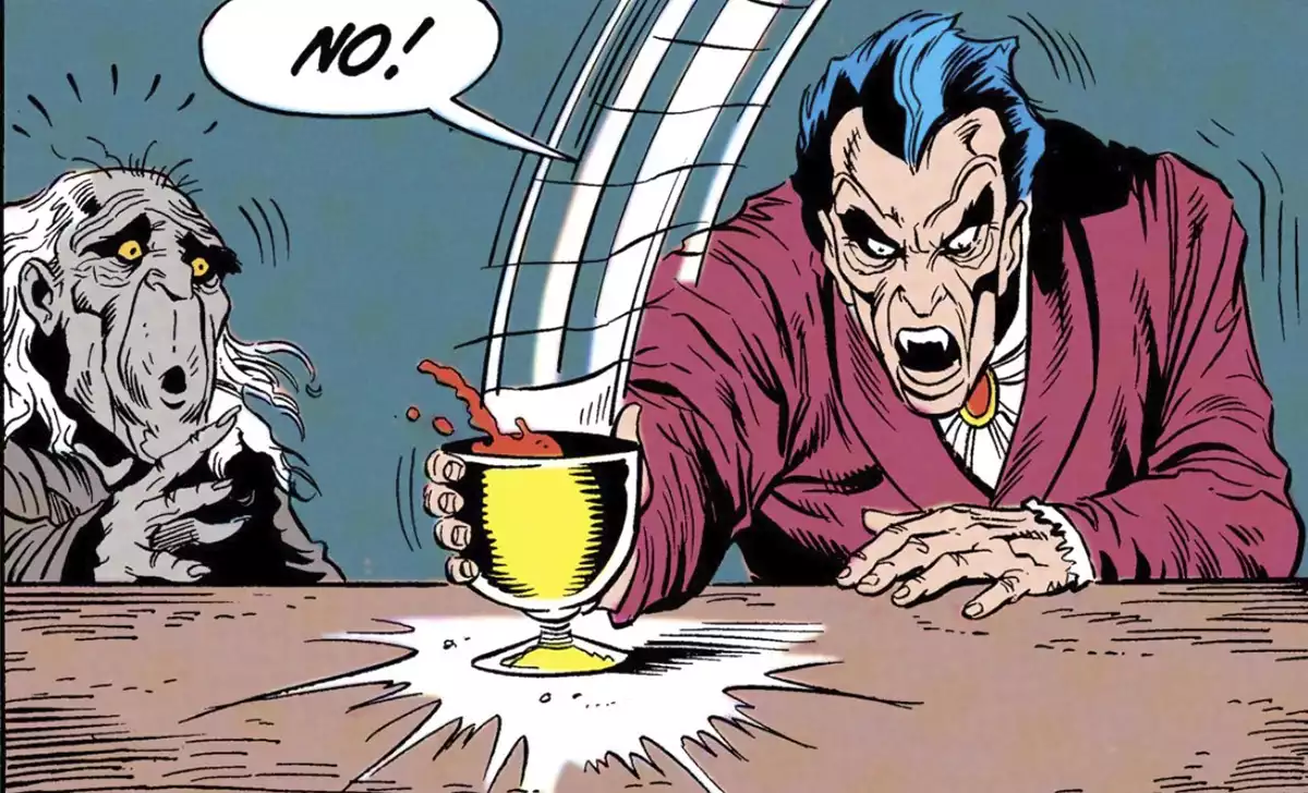 La trágica figura del vampiro Andrew Bennet. Créditos: DC/Panini