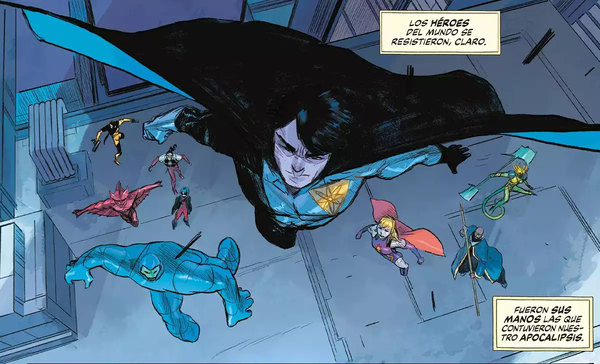 Los héroes de Tangent en Green Lantern: Dark. Créditos: Panini/DC