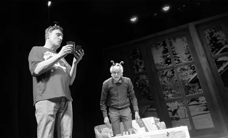 Dos de los protagonistas de Joulupukki en el Festival MUTEA. Créditos: docpastor.com