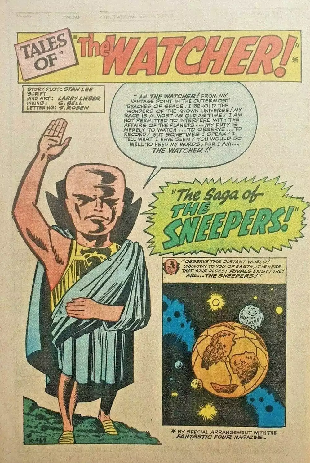 El Vigilante en la publicación original de Tales of Suspense. Créditos: Panini/Marvel