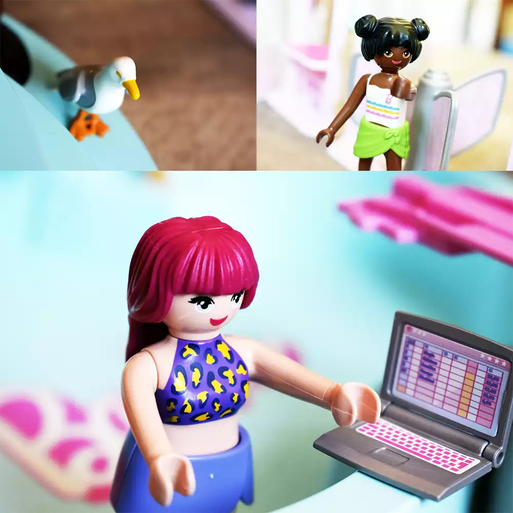 Amigas de Barbie en Playmobil. Créditos: docpastor,com