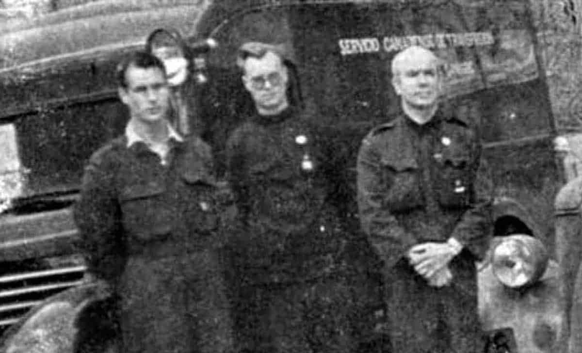 Hazen Sise, Thomas Worsley y Norman Bethune, testigos de La desbandá. Créditos: Pepitas de Calabaza.