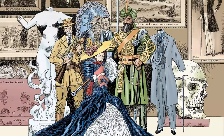 La Liga de los Hombres Extraordinarios en su versión del cómic como The League of Extraordinary Gentlemen. Créditos: DC/Planeta